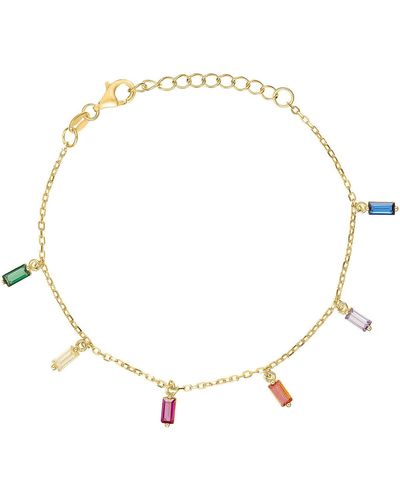 Cleor Bracelets Bracelet en argent 925/1000 et zircon - Métallisé