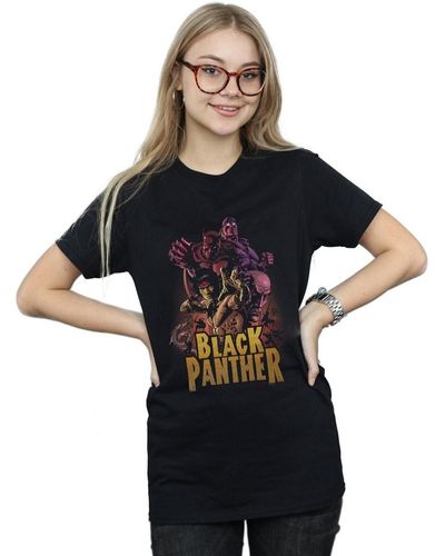 Marvel T-shirt Black Panther Ninja - Noir
