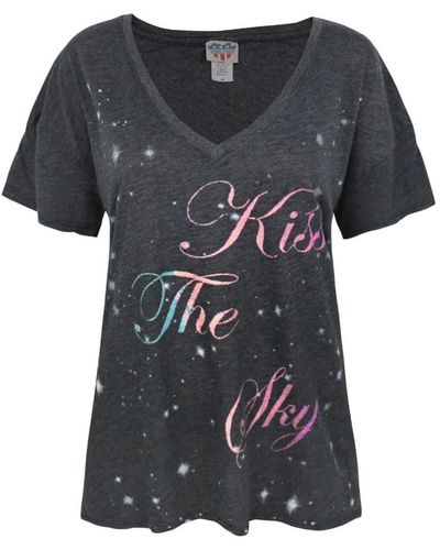 Junk Food T-shirt Kiss The Sky - Noir
