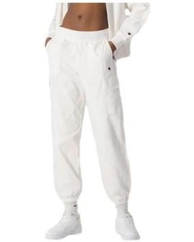 Champion Pantalon Elastic Cuff Pants - Blanc