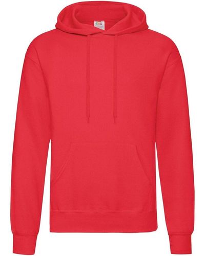 Fruit Of The Loom Sweat-shirt Classic - Rouge
