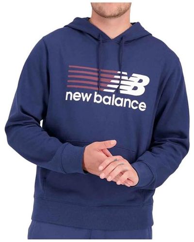 New Balance Sweat-shirt CLASSIC - Bleu