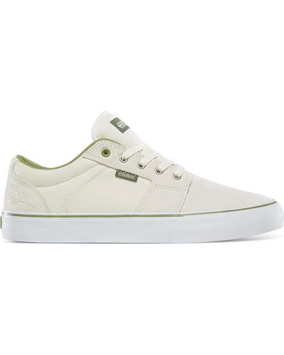 Etnies Chaussures de Skate BARGE LS WHITE GREEN - Blanc