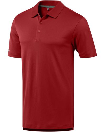adidas Polo Performance - Rouge