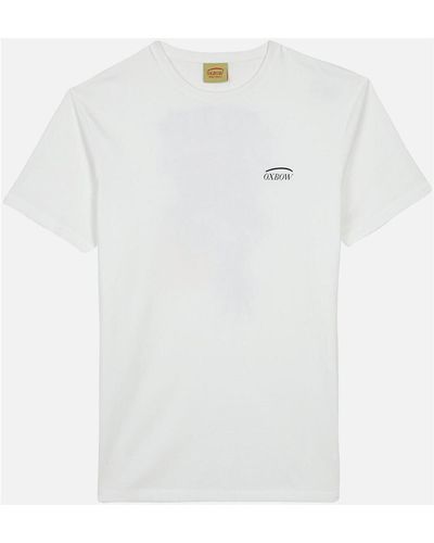 Oxbow T-shirt Tee shirt manches courtes graphique TOREA - Blanc