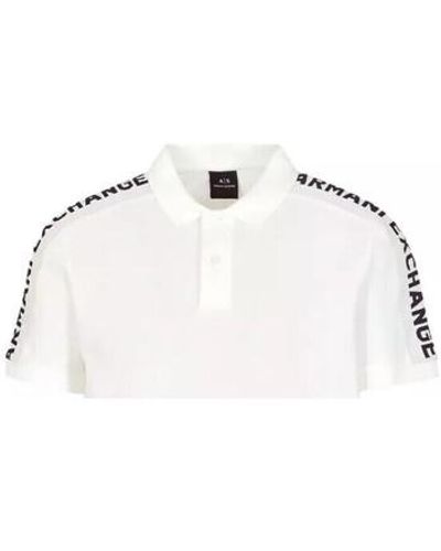 EAX T-shirt Polo - Blanc