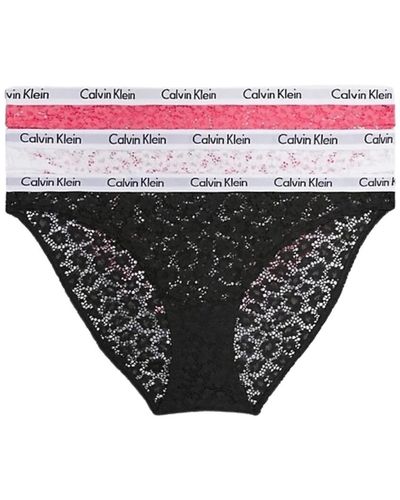 Calvin Klein Culottes & slips Lot de 3 culottes Ref 59713 BP3 - Multicolore