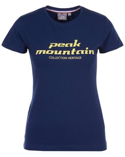 Peak Mountain T-shirt T-shirt manches courtes ACOSMO - Bleu