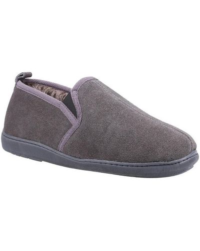 Hush Puppies Chaussons Arnold - Gris