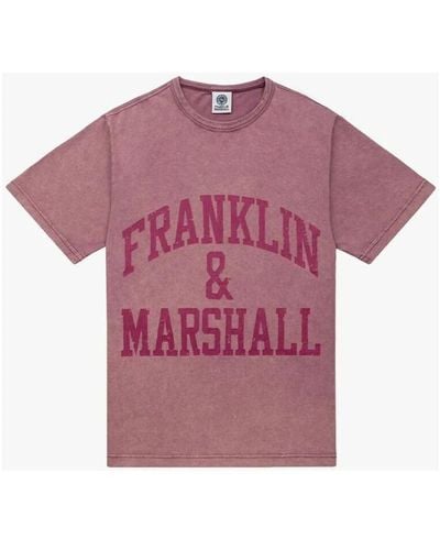 Franklin & Marshall T-shirt JM3021.1001G36-326 - Violet
