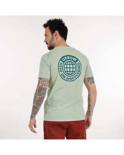 Oxbow T-shirt Tee-shirt manches courtes imprimé P2THOMARA - Vert