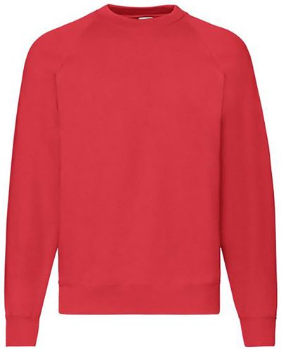 Fruit Of The Loom Sweat-shirt Classic - Rouge