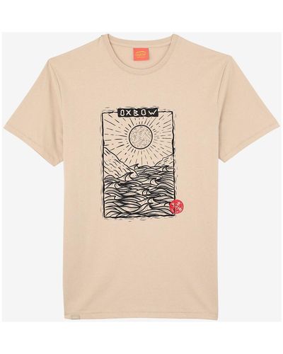 Oxbow T-shirt Tee-shirt manches courtes imprimé P2TOSMO - Neutre