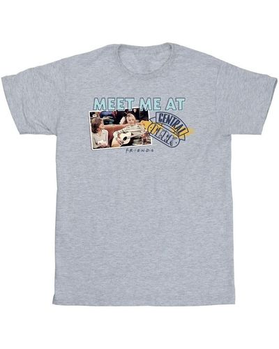 Friends T-shirt Meet Me At Central Perk - Gris