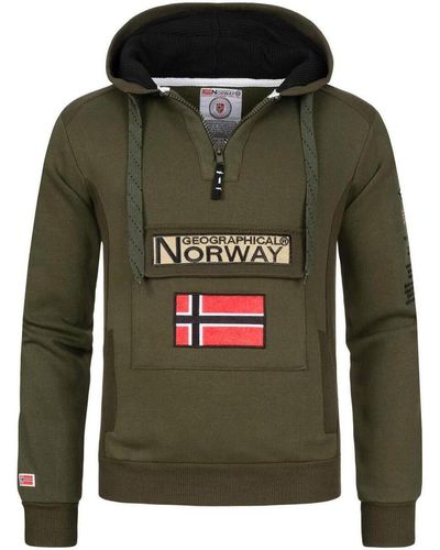 GEOGRAPHICAL NORWAY Sweat-shirt GYMCLASS - Vert