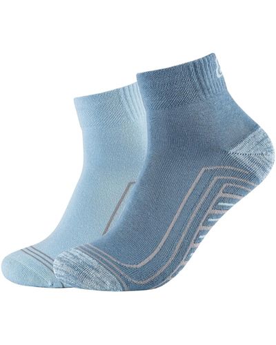 Skechers Chaussettes de sports 2PPK Basic Cushioned Socks - Bleu