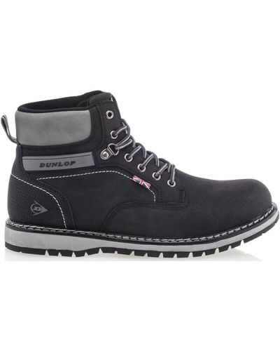Dunlop Boots Boots / bottines Noir - Bleu