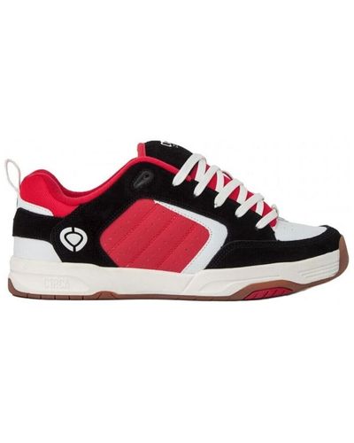 C1RCA Chaussures de Skate Zapatillas de skate CX201R Black/Red - Rouge