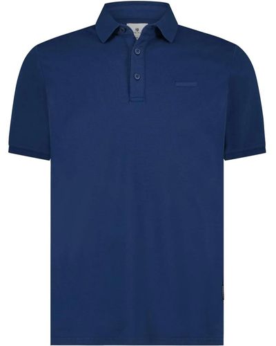 State Of Art T-shirt Polo Piqué Bleu Cobalt