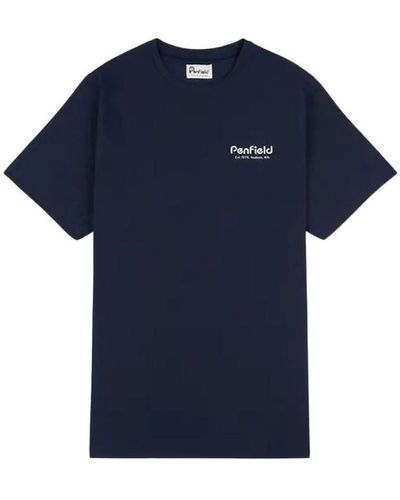 Penfield T-shirt T-shirt Hudson Script - Bleu