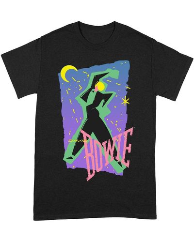 David Bowie T-shirt Moonlight Dance - Noir