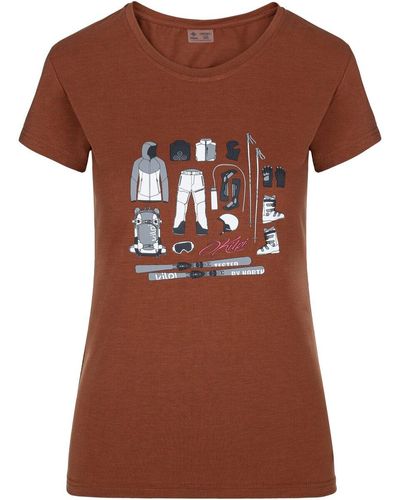 KILPI T-shirt T-shirt technique TORNES-W - Marron