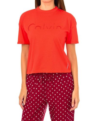 Calvin Klein T-shirt T-shirt à manches courtes Calvin Klein - Rouge