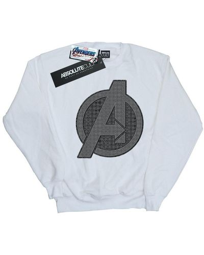 Marvel Sweat-shirt Avengers Endgame Iconic Logo - Métallisé