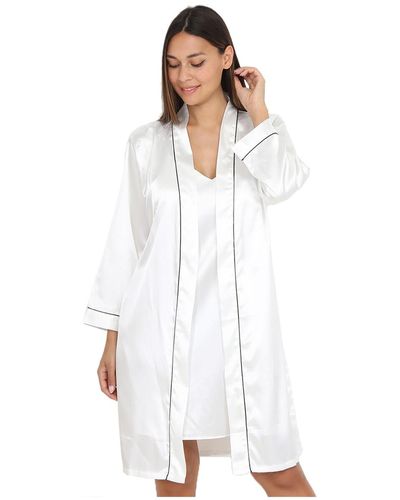 La Modeuse Pyjamas / Chemises de nuit 59011_P136066 - Blanc