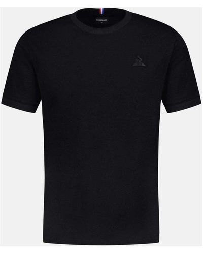 Le Coq Sportif T-shirt 2410404-ESS T/T Tee SS N°1 M black | T-shirt - Noir