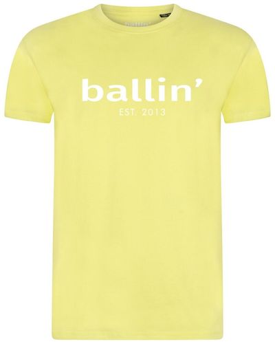 Ballin Est. 2013 T-shirt Regular Fit Shirt - Jaune