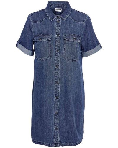 Noisy May Robe courte 162081VTPE24 - Bleu