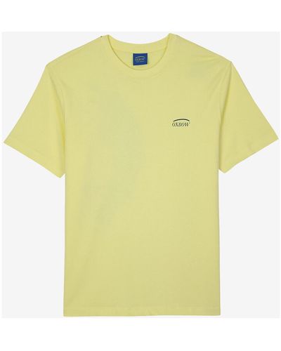 Oxbow T-shirt Tee shirt manches courtes graphique THRIMP - Jaune