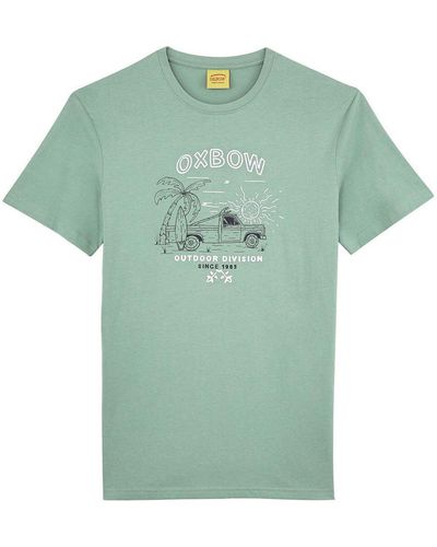 Oxbow T-shirt P1TROKE tee shirt - Vert