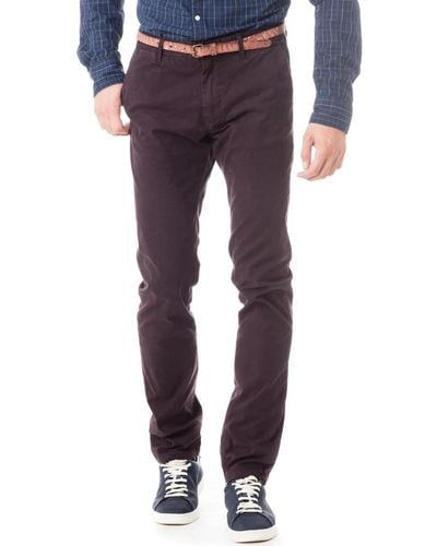 Scotch & Soda 101694 45 hommes Pantalon en violet