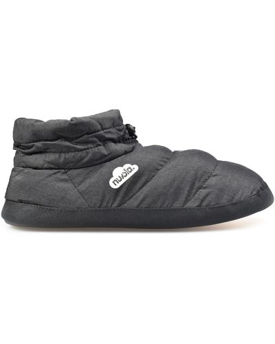 Nuvola Chaussons Boot Home Marbled Suela de Goma - Noir
