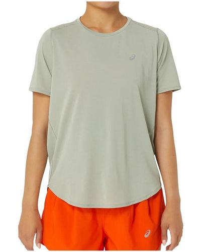 Asics Chemise ROAD SS TOP - Gris