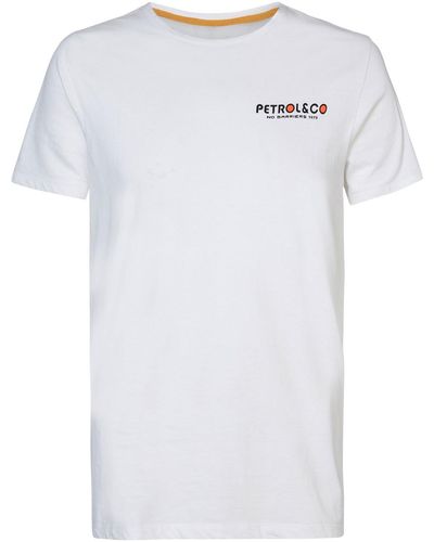 Petrol Industries T-shirt T-shirt imprimé dos - Blanc