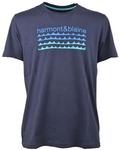 Harmont & Blaine T-shirt irj201021055-801 - Bleu