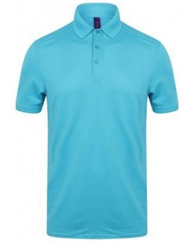 Henbury T-shirt HB460 - Bleu