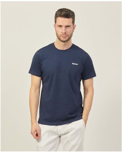 Refrigue T-shirt T-shirt en coton avec logo - Bleu