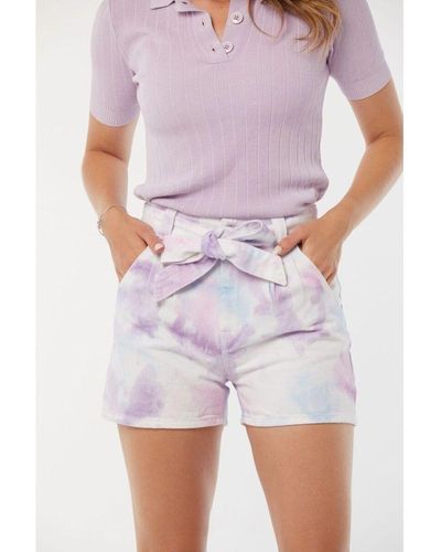 Lee Cooper Short Shorts NAIKA Tye and dye - Violet