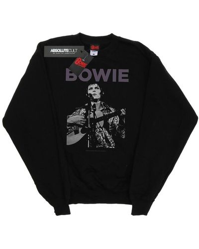 David Bowie Sweat-shirt Rock Poster - Noir