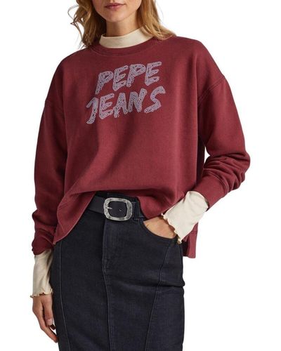 Pepe Jeans Sweat-shirt - Rouge