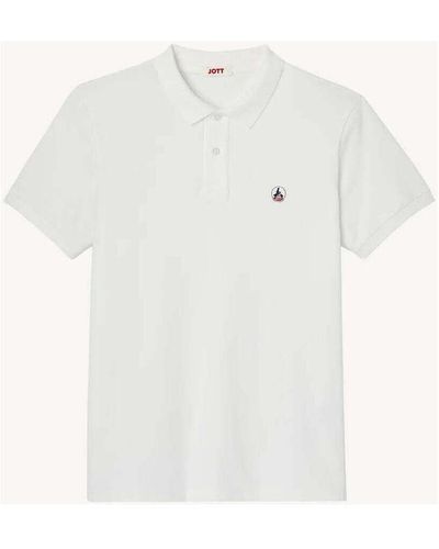 J.O.T.T T-shirt Polo blanc en coton bio