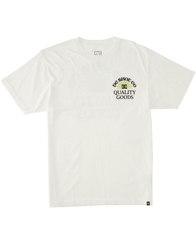 DC Shoes T-shirt Quality Goods - Blanc