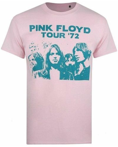 Pink Floyd T-shirt Tour 72 - Rose