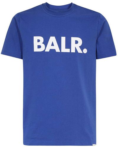 BALR T-shirt Brand Straight T-Shirt - Bleu