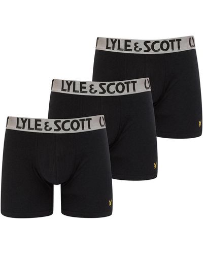 Lyle & Scott Boxers Christopher 3-Pack Boxers - Noir