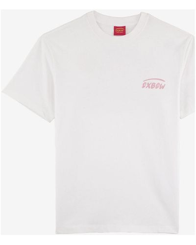 Oxbow T-shirt Tee-shirt manches courtes imprimé P2TERIZ - Blanc